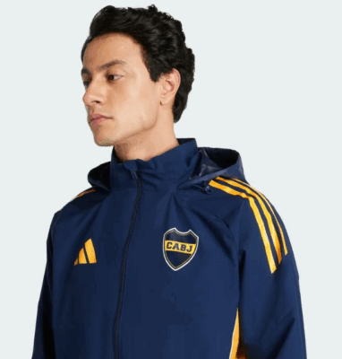 CAMPERA ALLWEATHER DE BOCA JUNIORS TIRO 25